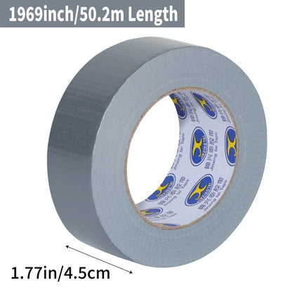 Hochleistungs-Stoffklebeband, 45 mm breit, 11 mil dick, wasserdicht, stark haftendes Stoffband für Reparaturen, DIY-Bastelarbeiten, mehrfarbig, 1 Rolle