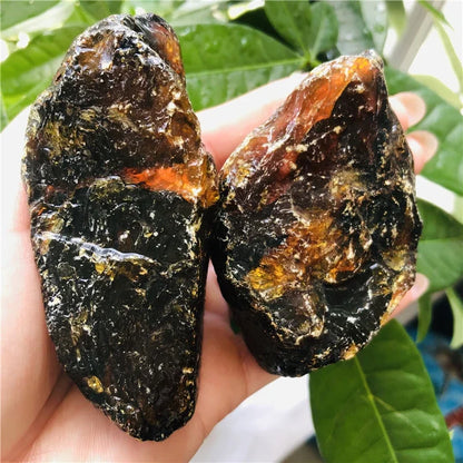 Heiß! !Natürliche Bernstein-Kristall-Edelstein-Kollektion aus rohem Stein, Mineralproben, heilende Heimdekoration