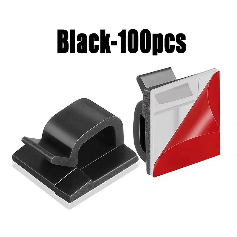 10-150PCS Kabel Organizer Clips Draht Wickler Halter Kopfhörer Maus Kabel Clip Protector USB Kabel Management Clips draht Manager