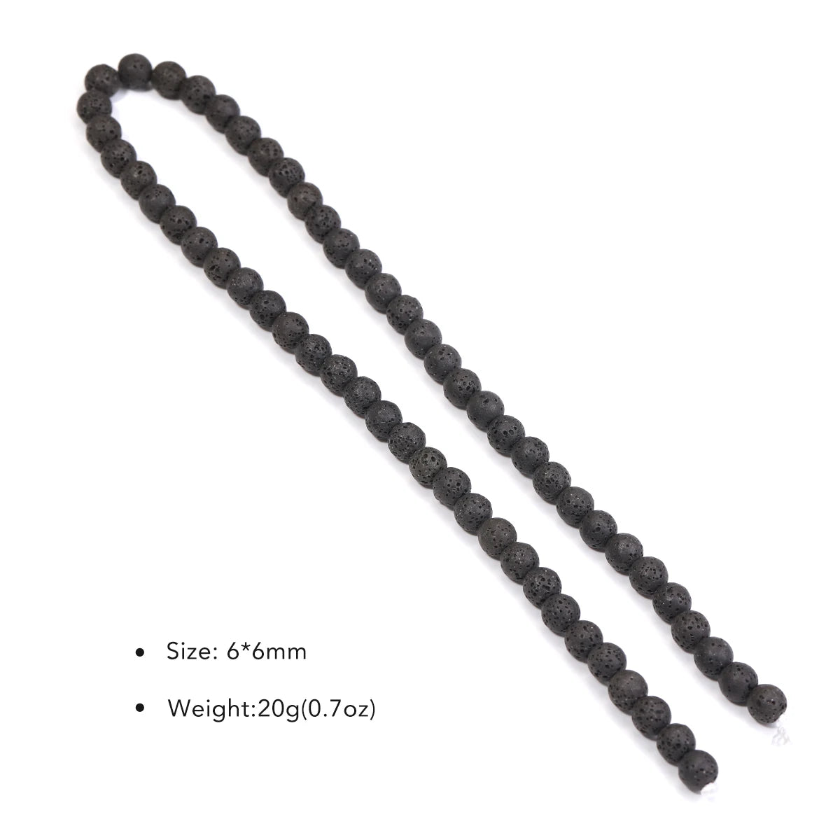 Piedras volcánicas natürliche schwarze Lava zylindrische quadratische Abacus-Steinperlen für Schmuckherstellung, DIY-Schmuck, Armbänder, handgefertigt