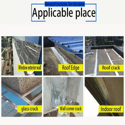 Wasserdichtes Klebeband, hohe Temperaturbeständigkeit, Aluminiumfolie, verdicktes Asphaltband, Wand, Pool, Dach, Riss, Kanal, Reparatur, versiegeltes Selbstband