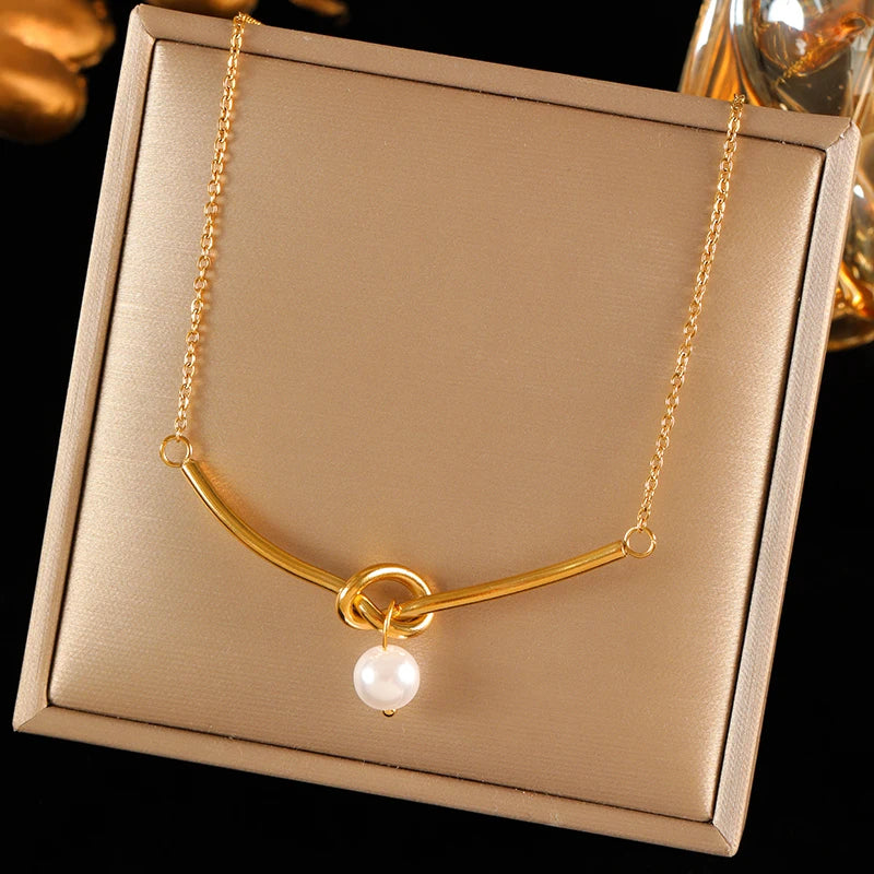 EILIECK 316L Edelstahl Metall Goldene Kette Teardrop Bling Zirkonia Halskette 18K PVD Überzogene Wasserdicht Mode Schmuck Frauen