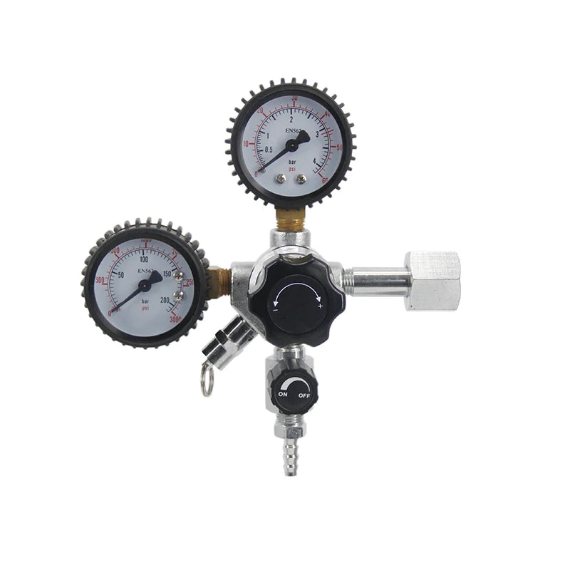 Heavy Duty Dual Gauge CO2 Regler Homebrew Fass Bier Vom Fass Kegerators Regler Sicherheit Druck Relief Ventil