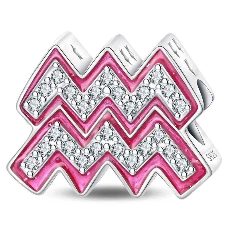 Heißer Verkauf 925er Sterlingsilber, Geburtsstein Juni, Herzperlen und Sonne und Mond, Medaillenanhänger, passend für Armband-Halskette, exquisite Geschenke