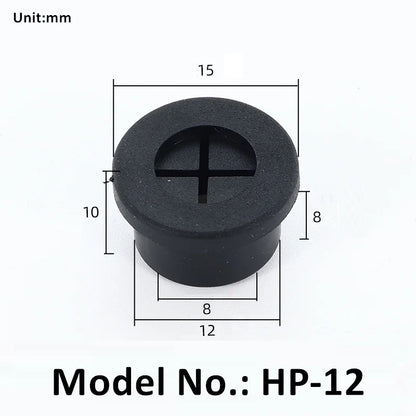 Spulenschutzspule, umweltfreundlicher Gummistopfenkopf, Kreuzschutzstopfen vom Typ HP, flammhemmender Stecker