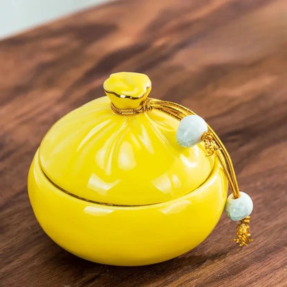 Ceramic Pet Urns Cremation Hamster Personalized Ashes Container Cat Dog Funeral Burial Coffin Relics Deceased Pet Souvenir