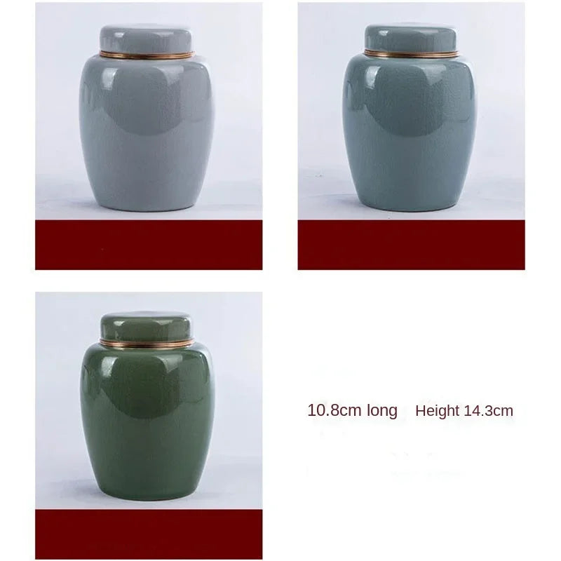 Funeral Cremation Coffin Burial Ashes Reliquary Ceramic Pet Urn Small Animal Ashes Container Dog Remembrance of Deceased Pets