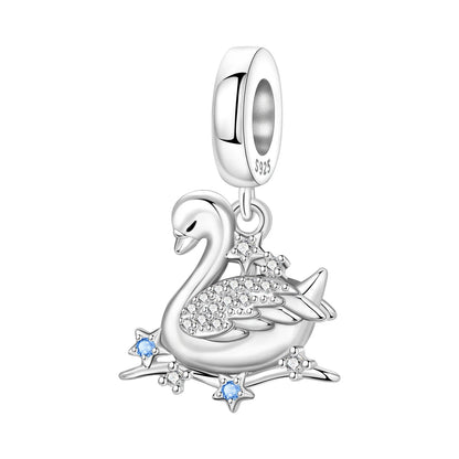 Blauer Charm, 925er Sterlingsilber, Ozeanperlen, Betta-Fisch-Anhänger, Geburtstagsfeier, Geschenk für Frauen, Armband, Halskette, DIY-Perlen, Schmuck