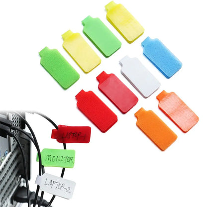 Nylon-Kabel kabel etiketten Riemen bunte beschreibbare Drahte ti ketten für elektrische Kabel organisieren die Kabel identifikation