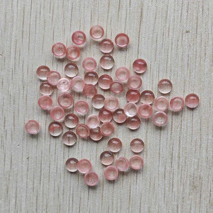 Großhandel 100 Stück Mode gute Qualität Naturstein runde Cab Cabochon Perlen 6mm für Schmuck Zubehör Herstellung