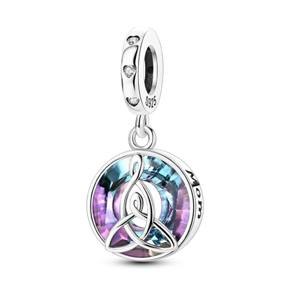 Charm-Perle aus 925er-Sterlingsilber, Mutter-Geschenk, Mutter, Liebe, glückliche Familie, baumelnd, passend für Original-Armreif, Halskette, DIY-Schmuck