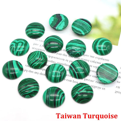 5 teile/los Natürliche Stein Cabochon Spacer 6 8 10 12 14 16 18 20 25mm Runde Cabochons Cameo für DIY Schmuck Zubehör
