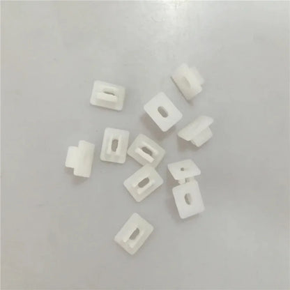 10 Stück für grobe 7mm hohe 9,5mm Schnellverschluss-Drahtbefestigungsmuttern, Kunststoff-Clip, dekorative Schnalle für den Automobilbereich