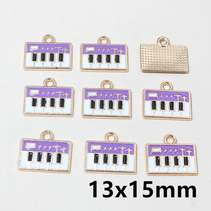 20 Stück Ozean Meeres tiere Krabben Seestern Riff Fisch Klavier Emaille Anhänger Charm Edelstahl DIY Schmuck Making Zubehör