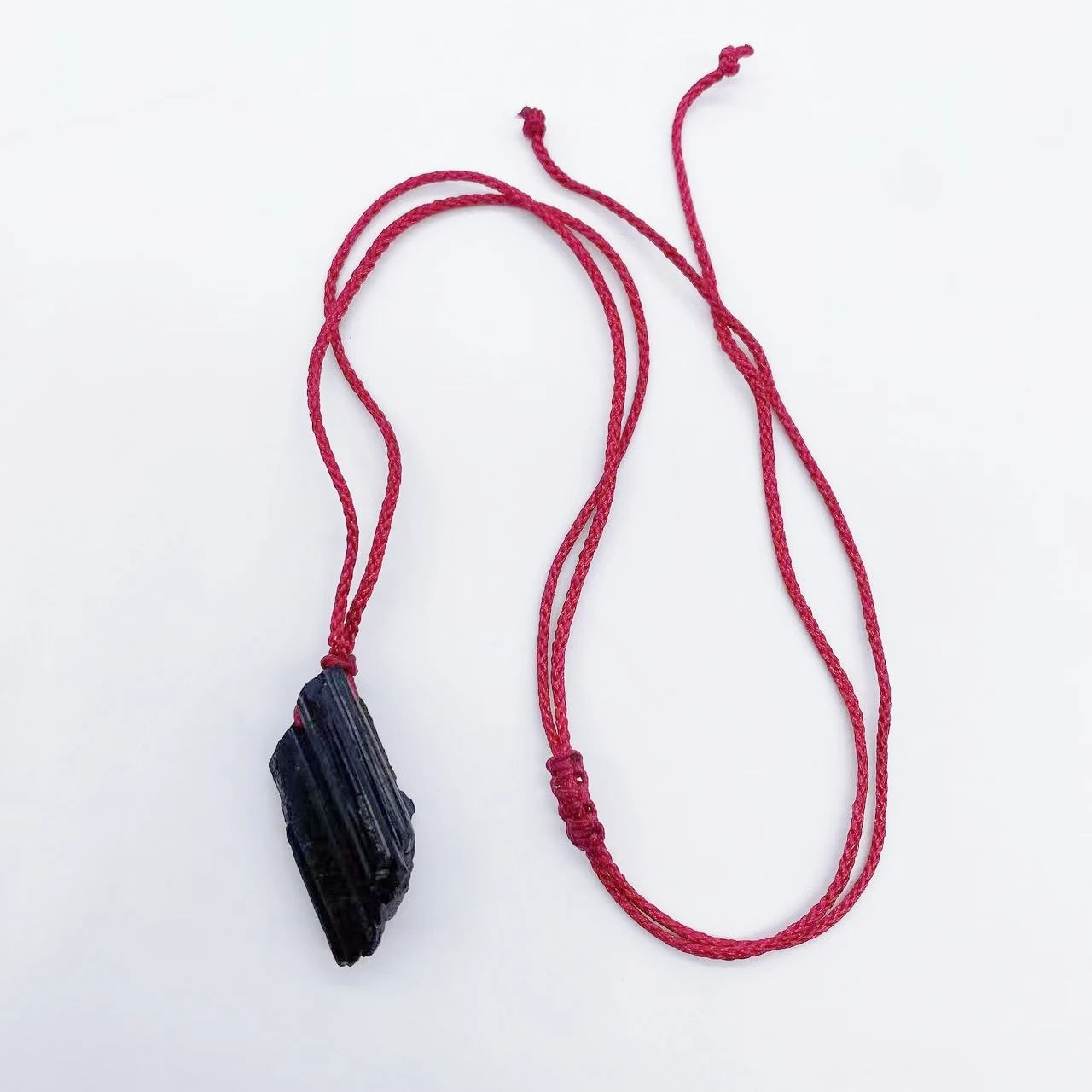Natürliche Kristall schwarz Turmalin Stein Anhänger Halskette Mode Persönlichkeit Schmuck Heilung rohen Edelstein unregelmäßige Form Geschenk