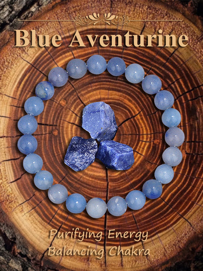 Natürliches blaues schwarzes Drachenader-Achat-Perlenarmband zum Schutz, Energie, Gleichgewicht, Mut, Stärke, spirituelle Heilung, Schmuck, Geschenk