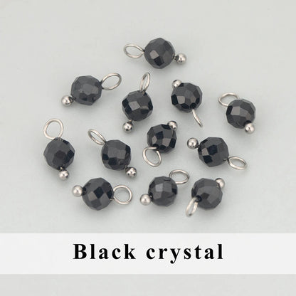 GUFEATHER, 20 Stück/Los, MH25, Schmuckzubehör, Edelstahl, Naturstein, Charms, handgefertigt, DIY-Anhänger, Schmuckherstellung