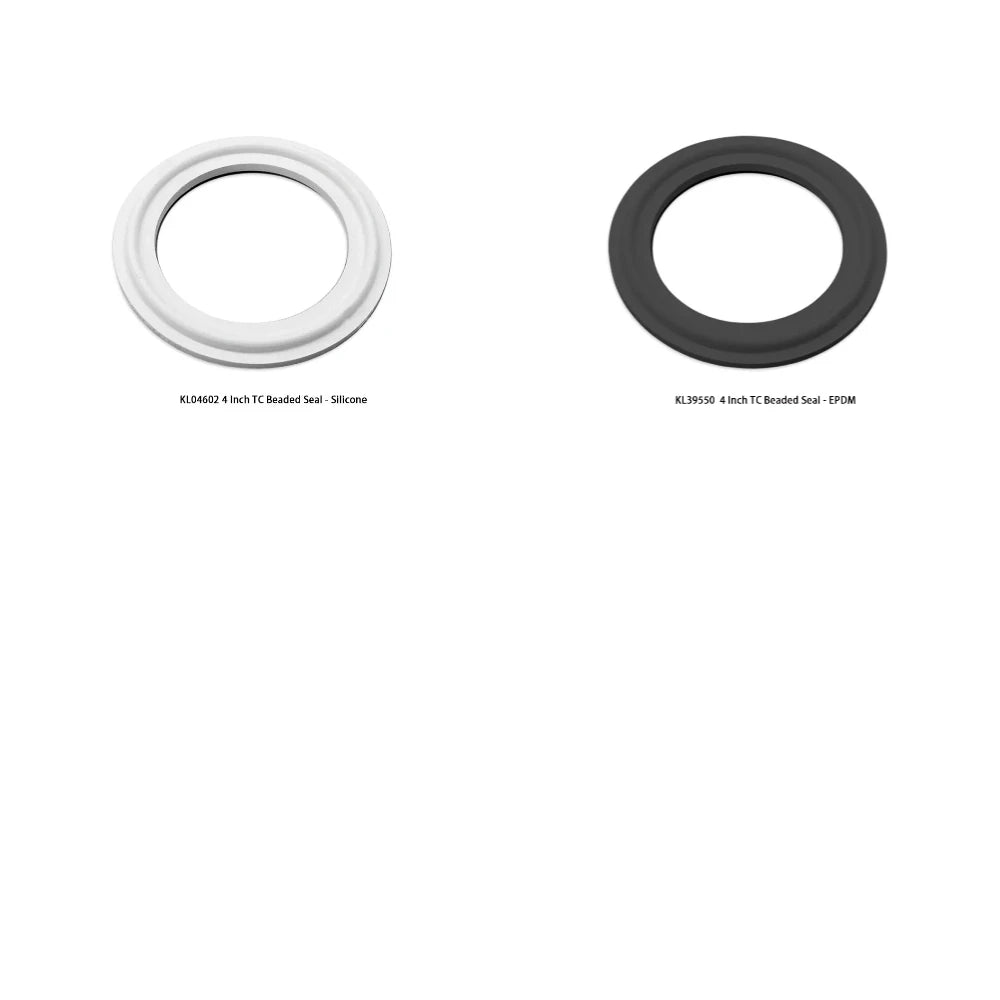 KegLand 4-Zoll TC Perlenförmige Dichtung Silikon EPDM O-Ring Dichtung für Heimbrauen und Barbedarf