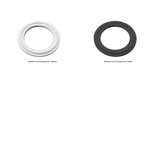 KegLand 4-Zoll TC Perlenförmige Dichtung Silikon EPDM O-Ring Dichtung für Heimbrauen und Barbedarf