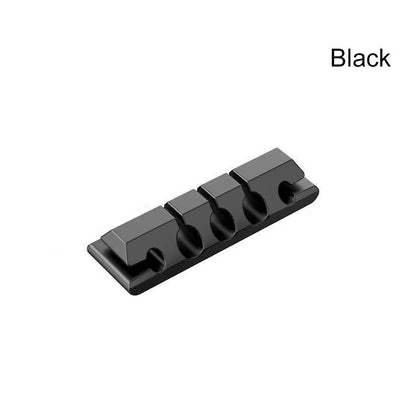Silikon-Kabelorganisator, USB-Datenkabel-Aufwickler, flexibles Kabelmanagement, Kabelclips für Maus, Kopfhörer, Ohrhörer, Auto-Kabelhalter