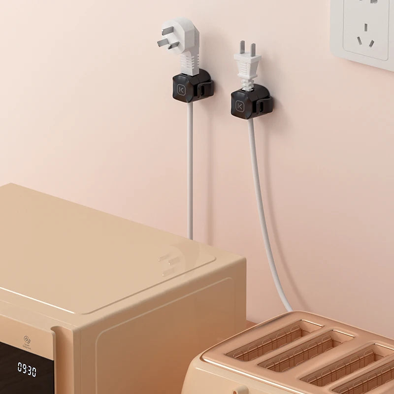 KUULAA Kabelklemmen, Kabel, glatt, verstellbar, Kabelhalter unter dem Schreibtisch, Kabelmanagement, Kabelhalter, Kabel-Organizer-Halter