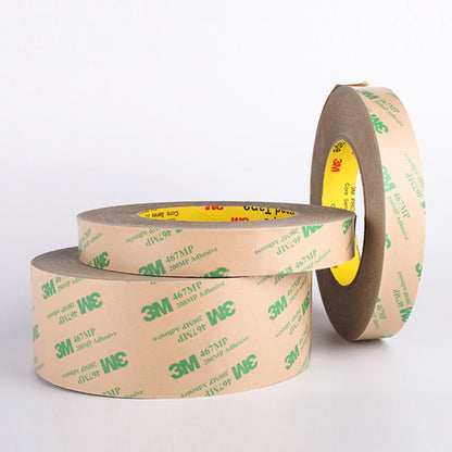 3M 468MP doppelseitiges Klebeband, ultradünn, transparent, 200 MP, nicht verführerisches Metall, starke Haftung, rückstandsfrei, hohe Temperatur, das 3M 468MP Do