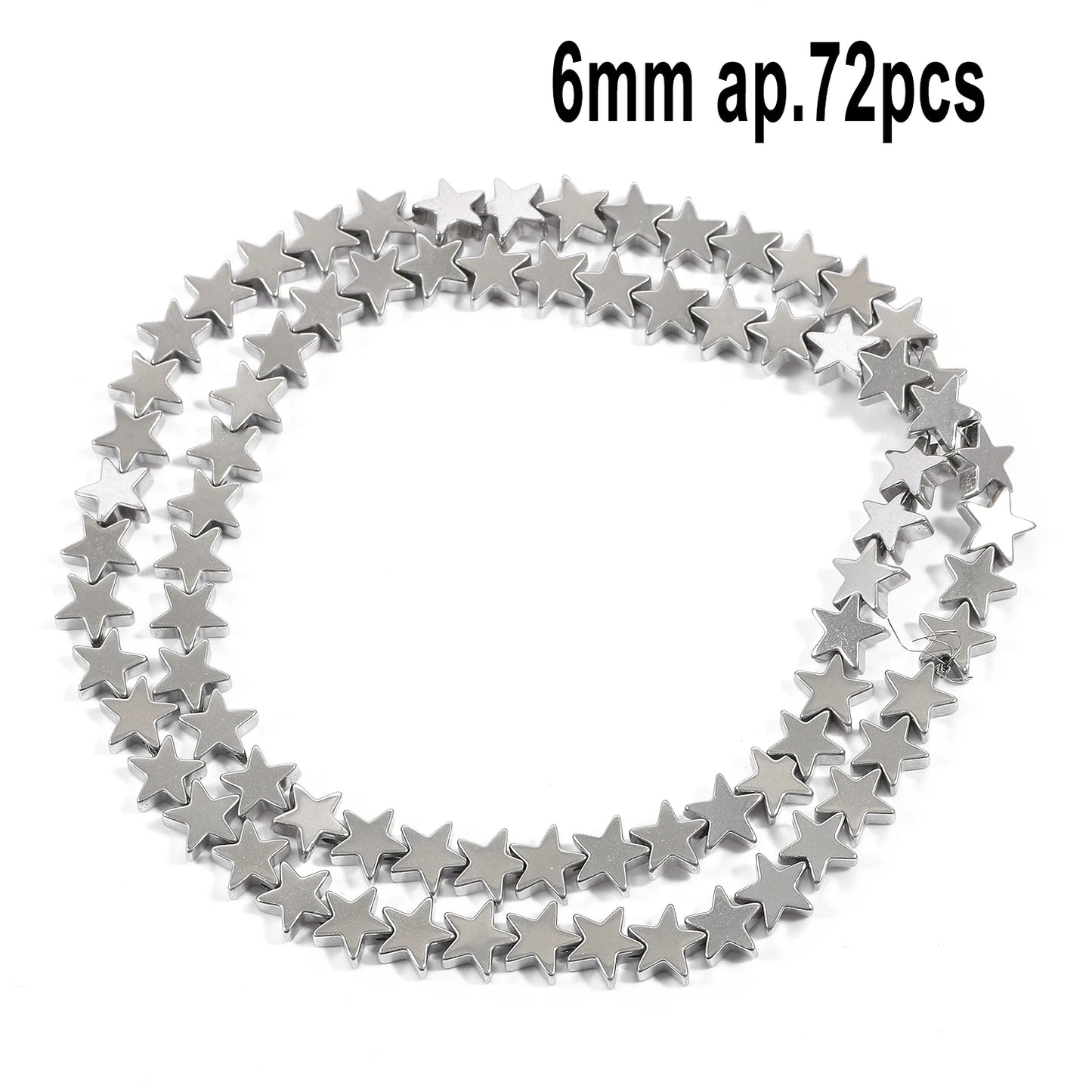 Großhandel AAA Rhodium Hämatit Perlen Charms Herz Stern Rohr Facettierte Runde Unregelmäßige Geometrische Form Perlen Für Schmuck Machen