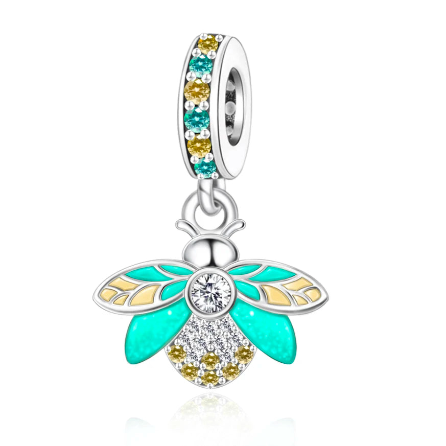 Heißer Verkauf 925er Sterlingsilber Blauwal & Marienkäfer & Engel baumelnder Charm für Armband Boutique Halskette MiNi-Serie Anhänger Geschenk