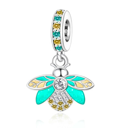Heißer Verkauf 925er Sterlingsilber Blauwal & Marienkäfer & Engel baumelnder Charm für Armband Boutique Halskette MiNi-Serie Anhänger Geschenk