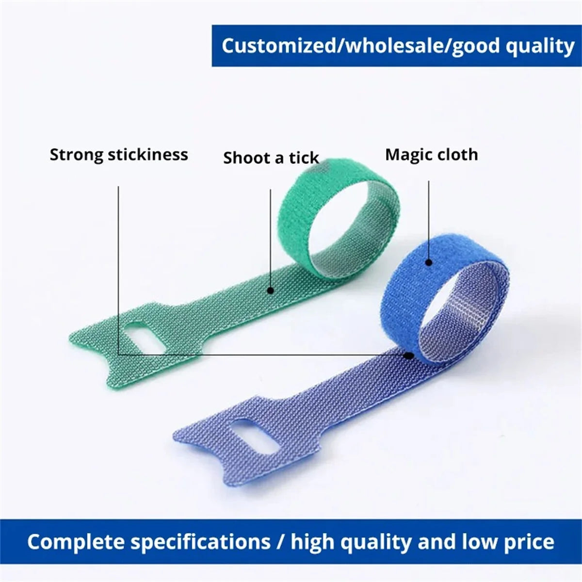 10/200 Stück abnehmbare Kabelbinder, farbige Kunststoffe, wiederverwendbare Kabelbinder, Nylon-Schlaufenwickel, Reißverschluss, Typ Kabelbinder, Drahtverband