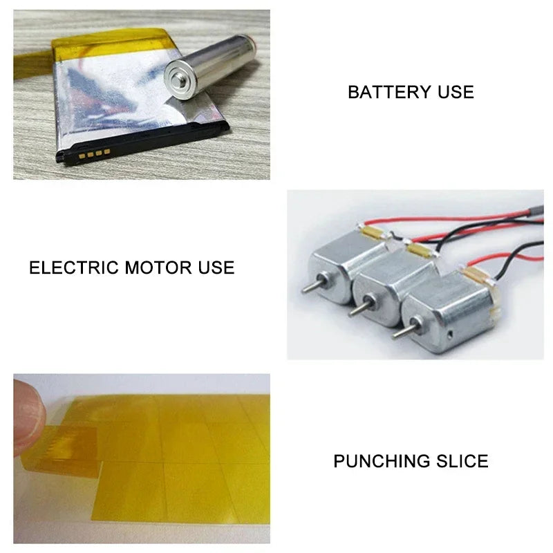 1 Stück selbstklebendes Klebeband, 30 m, hochtemperaturbeständiges Klebeband, Elektronikindustrie, Schweißen, Polyimid, Capton-Isolierband, Größe 12