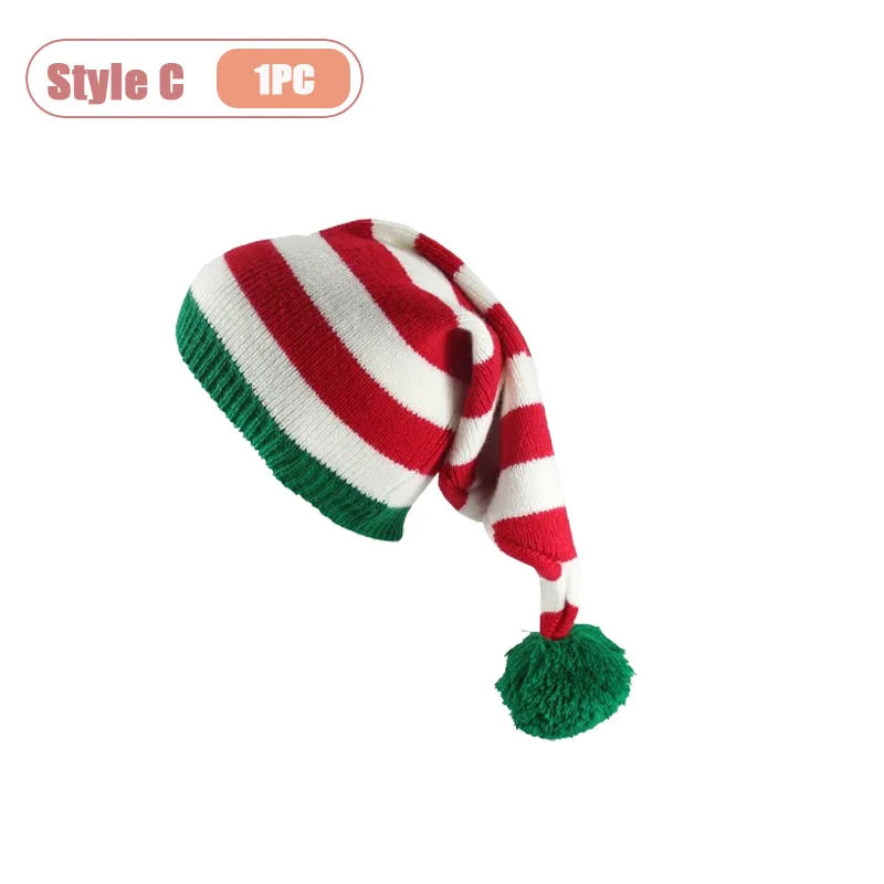 Weihnachtsmütze im Weihnachtsmann-Kostüm-Stil, festliche Mütze für Outdoor-Aktivitäten, Urlaub, Party, Dekoration und Weihnachtsgeschenke für die Familie