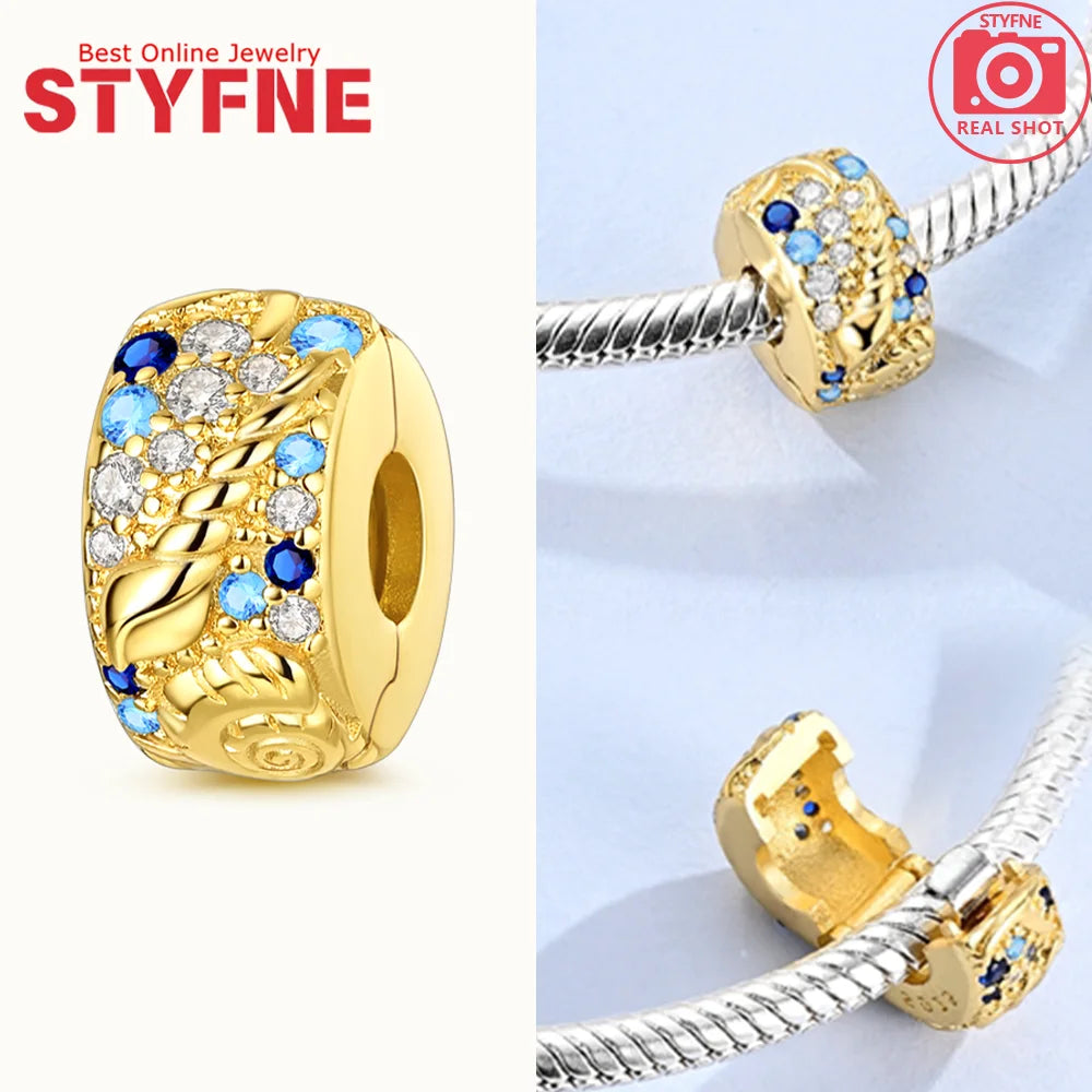 Neues 925er Silber, teilbarer Sonnen- und Mond-Charm, Satr-Herz-Perle, passend für Original-Armbänder für Frauen, edle Schmuckherstellung, Geschenk