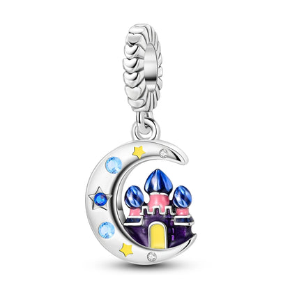 Versilberte bunte Charms-Perlen passen zu Original-Armreif, Einhorn, feuriger Drache, Anhänger, baumelndes Armband, DIY-Frauen-Schmuck, Geschenk