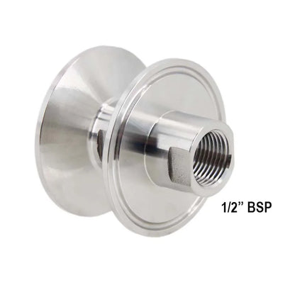 2-Zoll-Tri-Clamp x 1/2" BSP (NPT) Adapter Edelstahl 304 Homebrew Clover Fitting, Brewer Hardware