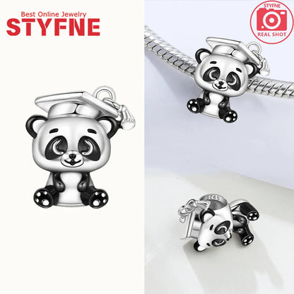 Charm-Perlen aus 925er Silber, Tierserie, Koala, Pinguin, Panda, Chamäleon-Perlen-Anhänger, passend für Original-Armbänder, DIY-Schmuck, Geschenk für Frauen