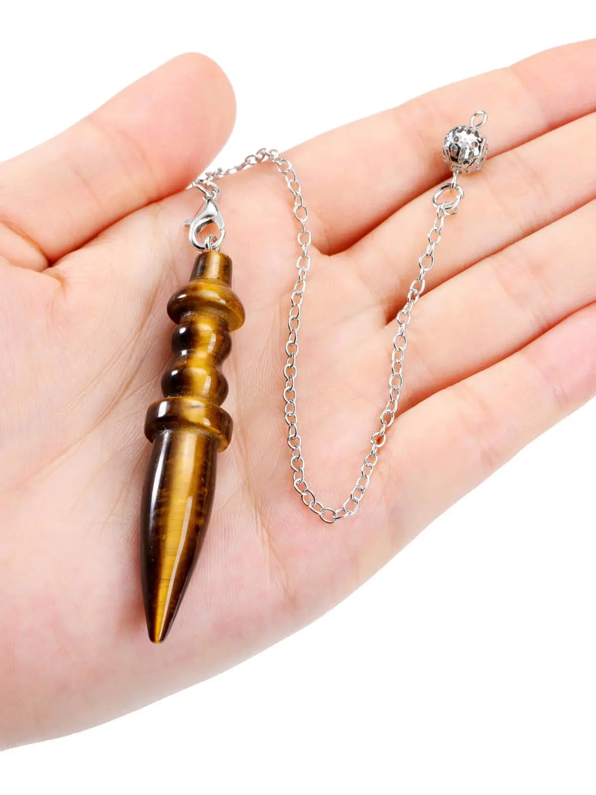 Naturstein heilsteine Anhänger ägyptischen Kristall Pendel für Weissagung Wünschelrute Reiki rosa klar Quarz Amethysten obsidian rosenquarzschwarz Onyx Pendel edelstein anhänger kristall anhänger amulett x130