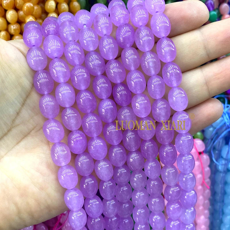 Natürliche Stein 8x12MM Unregelmäßige Raw Grün Taiwan Jade Jaspis Lose Spacer Perlen für Schmuck Machen Diy Armband zubehör 15''