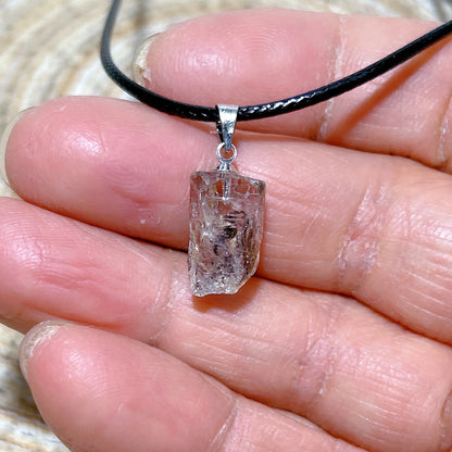 Natürlicher Kristall Herkimer Diamant Zubehör Hängestein Edelsteine Mineral Energie Reiki Heimdekorationen Geschenk Erzkristalle