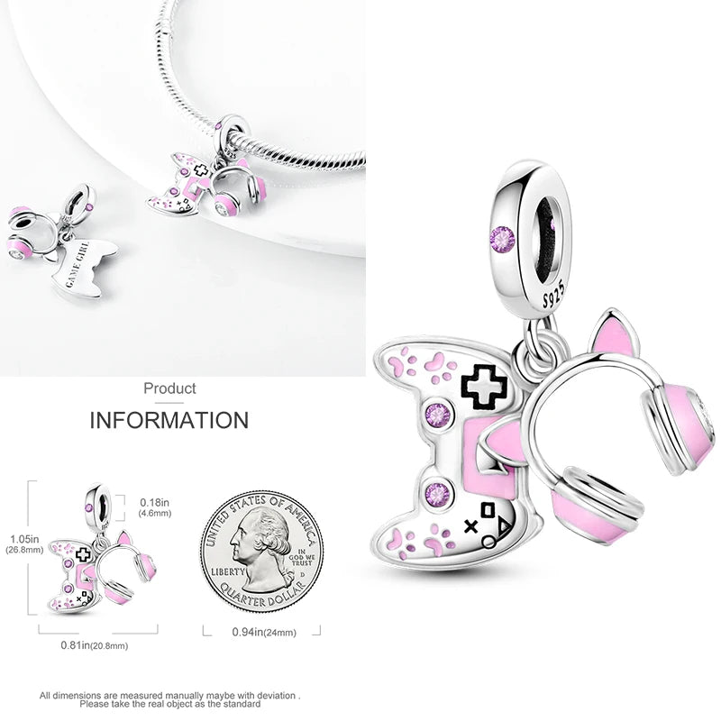 Charms aus 925er-Sterlingsilber, bunt, Sonnenblume, Hund, Jungen, Geschenkartikel, Schmetterling, Flugzeug, Erde, passend für Original-Anhänger, Schmuck, Make-up