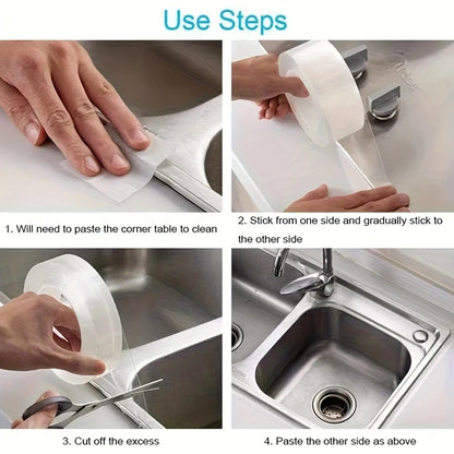1/5 stücke Küche Dichtungsband Wasserdichte Naht Dichtung Streifen für Badezimmer Wc Waschbecken Stainproof Aufkleber Schutz Lücke DIY hause Repai