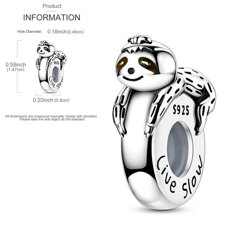 Katze Schmetterling Gänseblümchen CZ Pave Clip Charms Positionierung Schnalle 925 Sterling Silber Silikon Spacer Perlen passen Original Racelet DIY