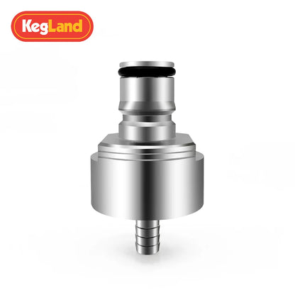 kegland Carbonation & Line Cleaning Cap Edelstahlverbinder Bierzubehör Homebrew Bar Tools