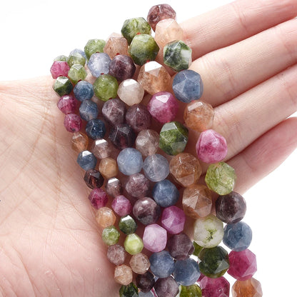 Natürliche rote Koralle Amazonit Türkise Achate Stein Runde lose Perlen für Schmuckherstellung DIY Armband Halskette handgemachte Handwerk