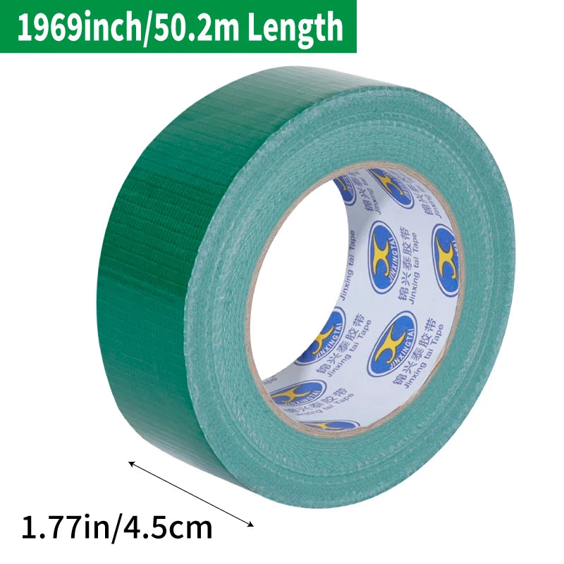 Hochleistungs-Stoffklebeband, 45 mm breit, 11 mil dick, wasserdicht, stark haftendes Stoffband für Reparaturen, DIY-Bastelarbeiten, mehrfarbig, 1 Rolle