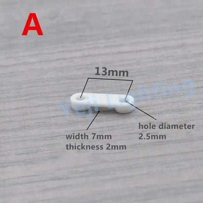 Kunststoff kabel griff Draht verschraubungen elektrische Drähte fester Clip für Kronleuchter LED-Lampe Pendel leuchte gebogene Lampen fassung Kabel klemmen