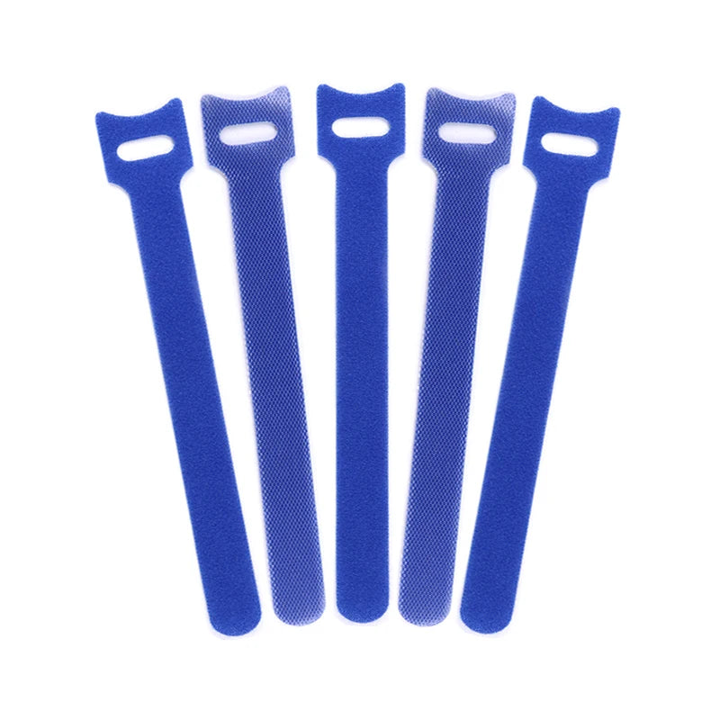 50 Stück lösbare Kabelbinder, farbige Nylon-Schlaufen und Klettverschluss-Bänder, Kabelbinder, Kabelorganisator, Mehrzweck-Bündelungsband