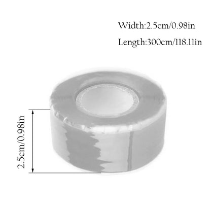 1–4 Stück wasserdichtes, selbstverschmelzendes Silikonband für die Reparatur von Rohrlecks – hochelastisches, selbstklebendes wasserdichtes Klebeband für Lecks Flex
