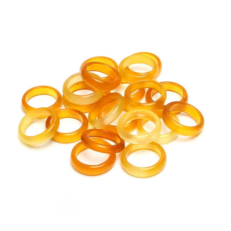 Natürliche Achat Ringe Frauen Edlen Schmuck Zubehör Echte Brasilianische Achat Stein Bunte Ring Für Freundin Mutter Geschenke