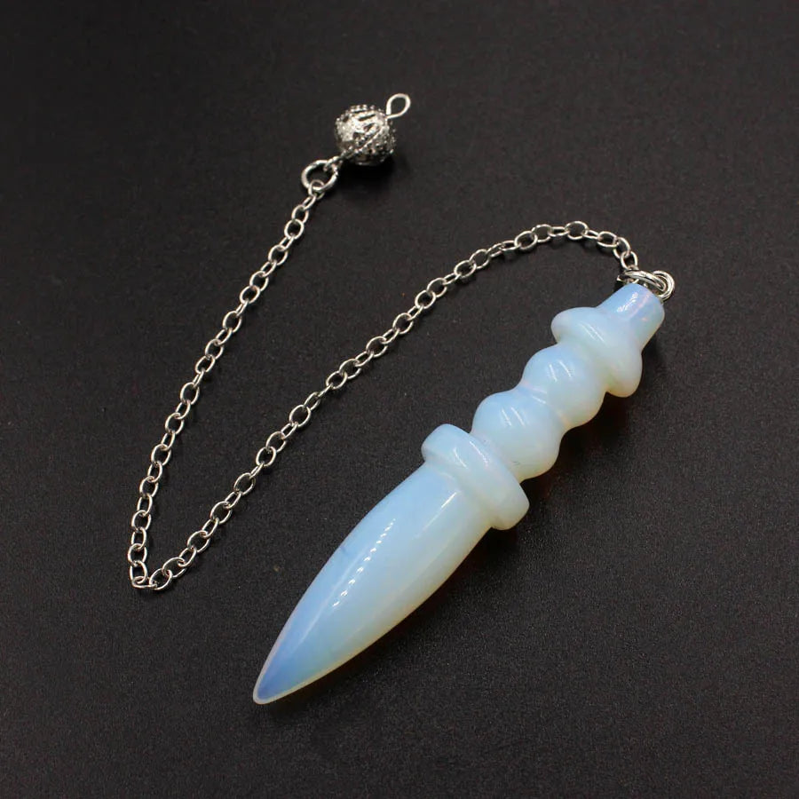 Naturstein heilsteine Anhänger ägyptischen Kristall Pendel für Weissagung Wünschelrute Reiki rosa klar Quarz Amethysten obsidian rosenquarzschwarz Onyx Pendel edelstein anhänger kristall anhänger amulett x130